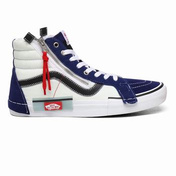 Férfi Vans Sk8-Hi Reissue CAP Magasszárú Cipő VA1580947 Kék/Kék